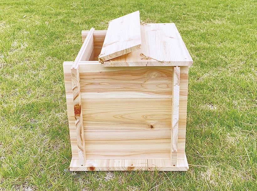 100%土に還る天草ヒノキのコンポスト