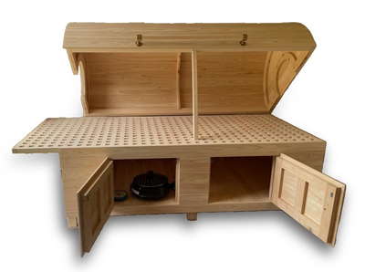 温浴サウナ桧ベッド