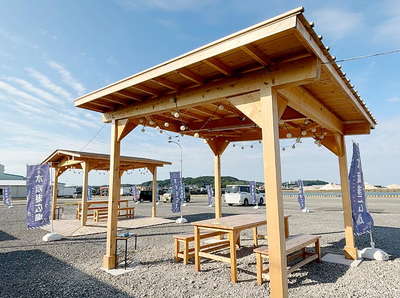 本渡港広場東屋 設計